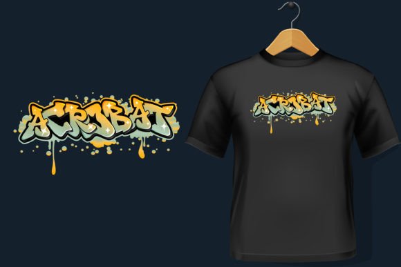 Acrobat Graphics for T-Shirt Designs & Digital Products
