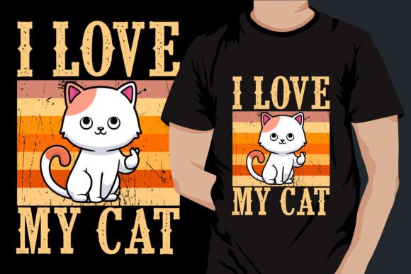 Cat Quote Vintage Premium T-Shirt Design Graphics