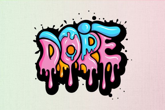 Dope: Graffiti Lettering Graphics for T-Shirt Brands