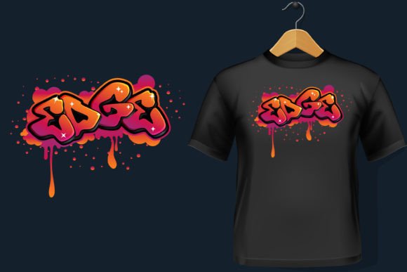 Edge Graphics: Graffiti Boldness for T-Shirt Designs
