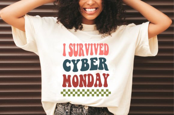 I Survived Cyber Monday: Graphics & T-Shirt Designs