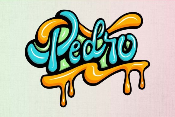 Pedro Graffiti Typography Embroidery Review