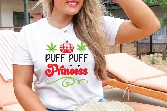 Puff Puff Princess SVG: Graphics for T-Shirt Designs